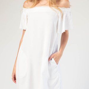 GO SILK Go Gypsy Redux Dress in White